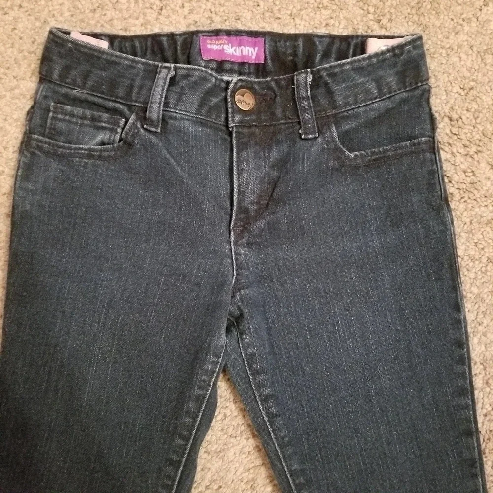 Old Navy Girl Super Skinny Jeans 8
